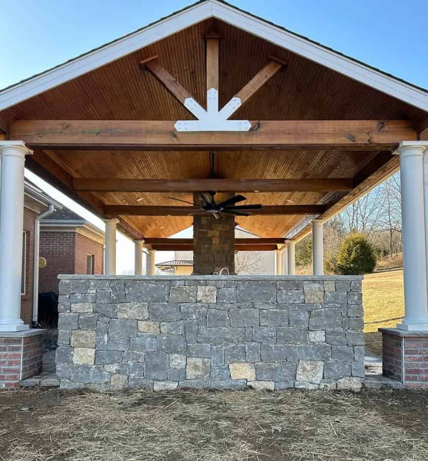 Pavillion & Pergola Staining image